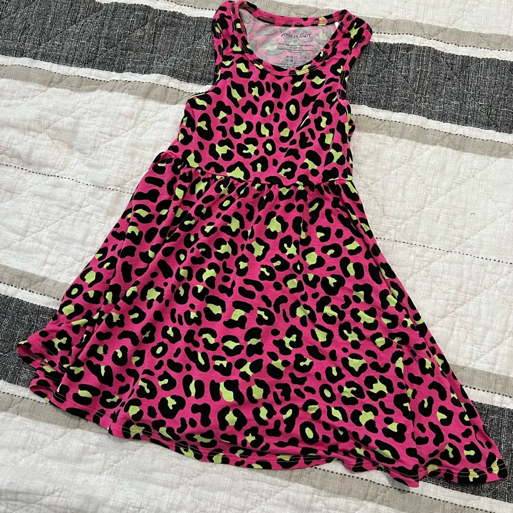 Posh Peanut Pink Sleeveless Scoop Neck Sundress
